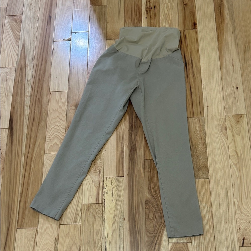 Motherhood khaki Skinny Maternity Pants